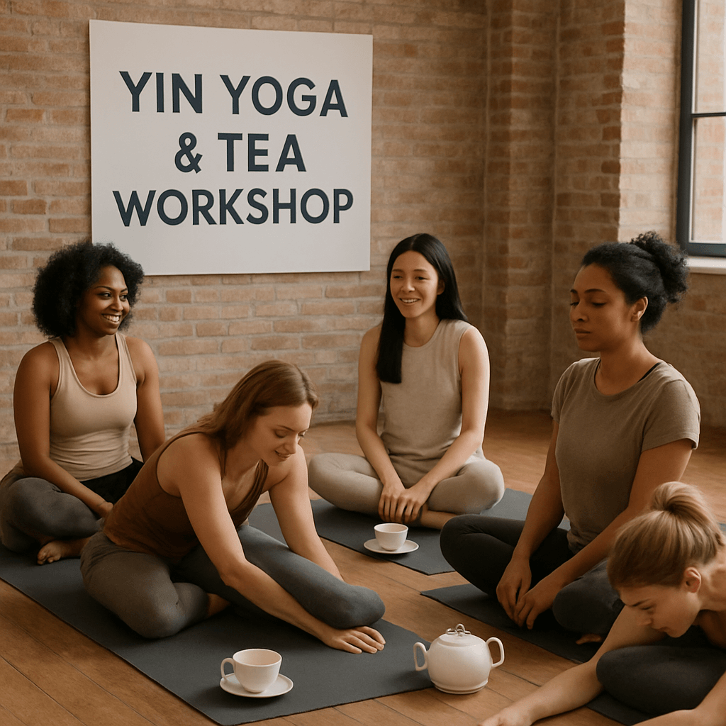 Zondagochtend Yin Yoga-Thee